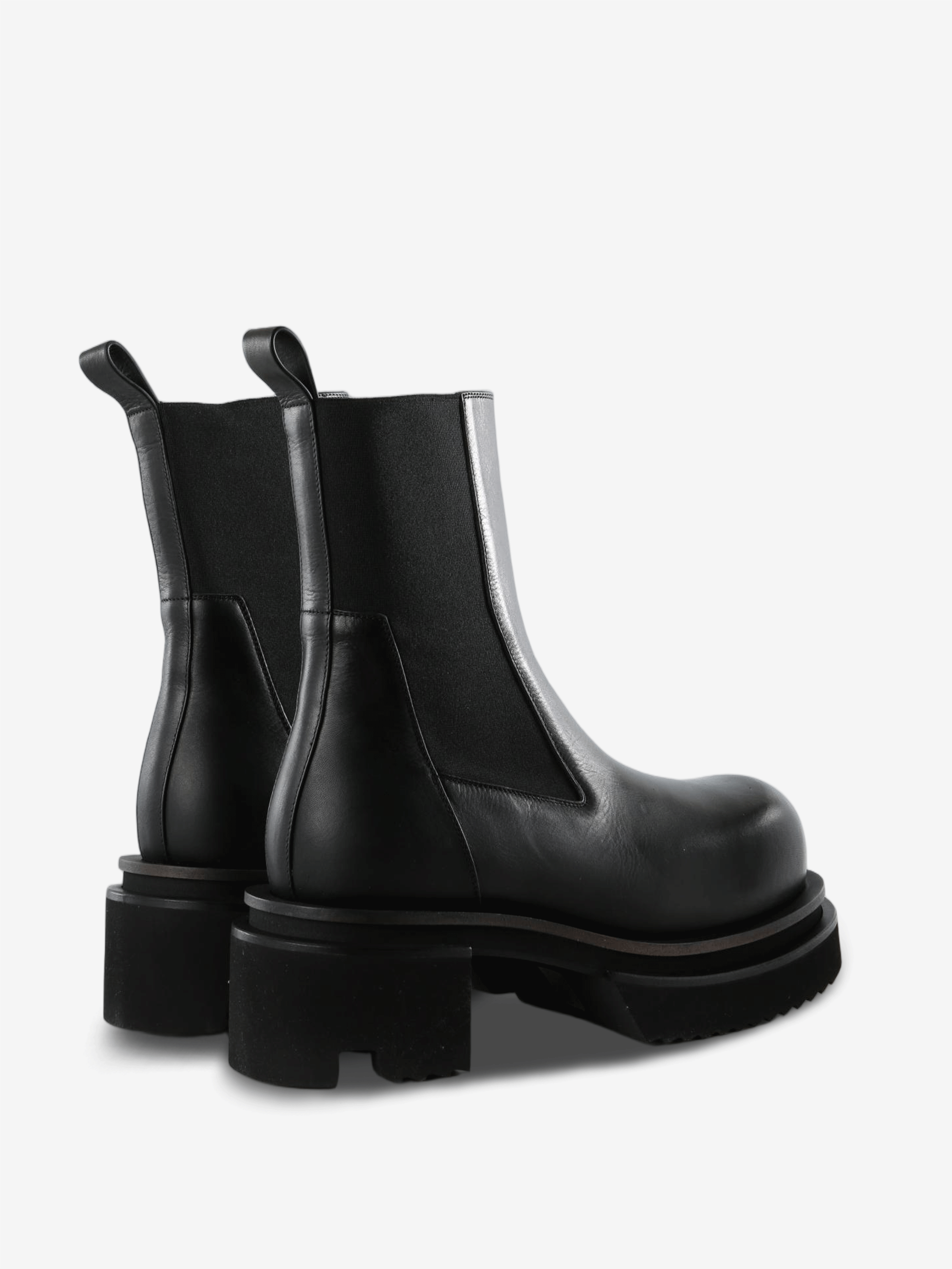 Black boots, side view