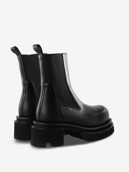 Black boots, side view