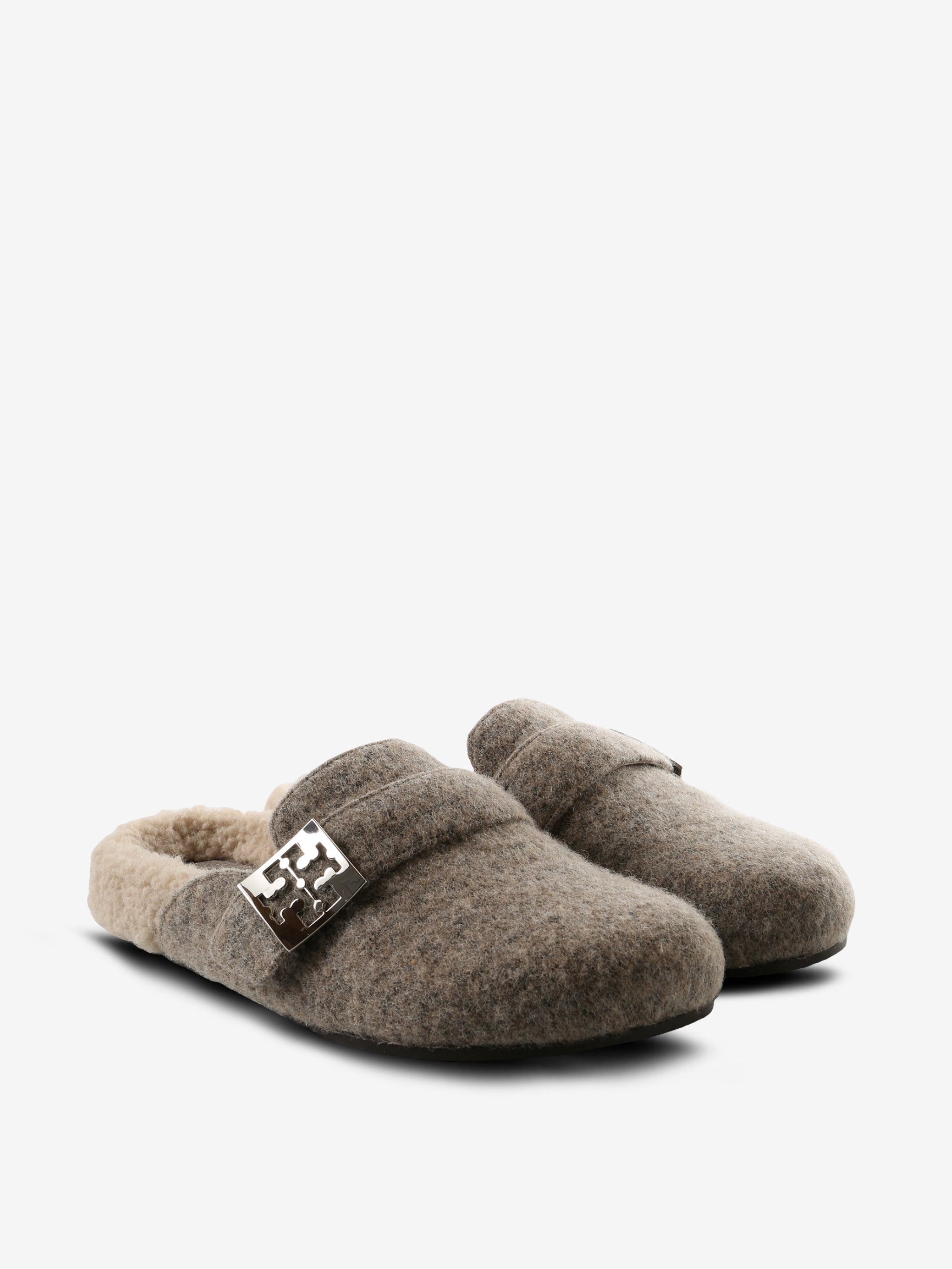 Grey mules, side view