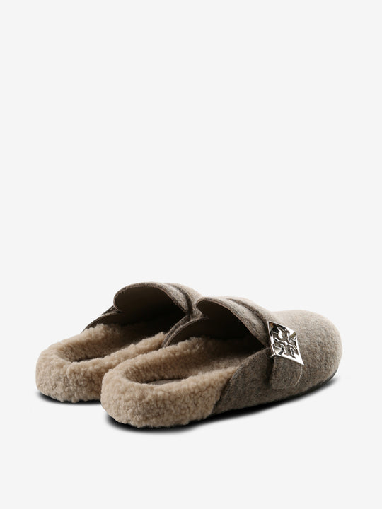 Grey mules, back view