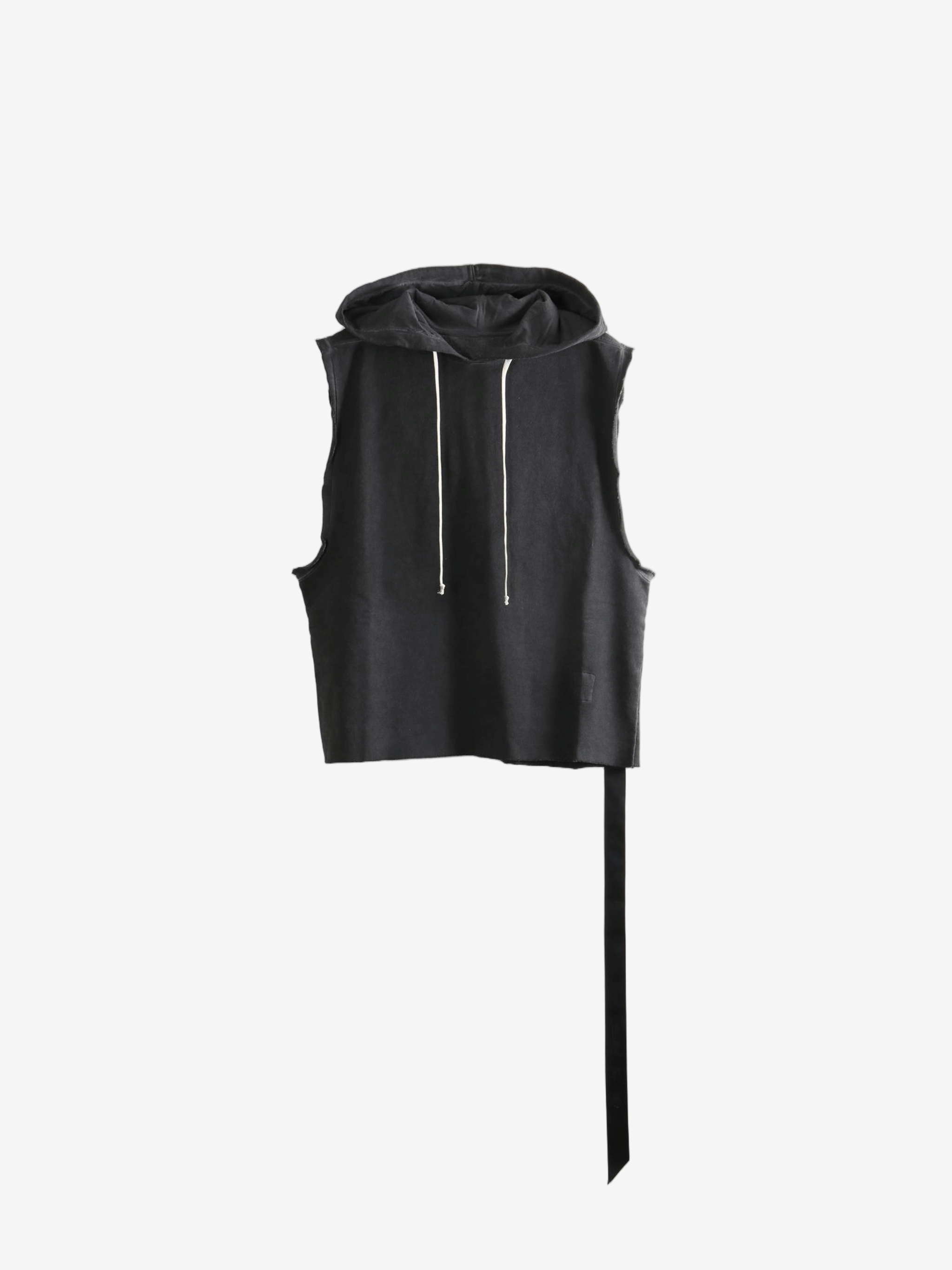 Black hoodie, front view