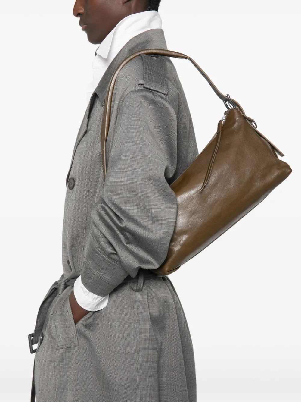 Brown bag, side view