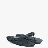 Grey sandals, side view