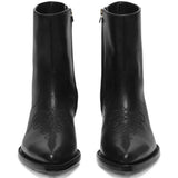 Black boots, front view