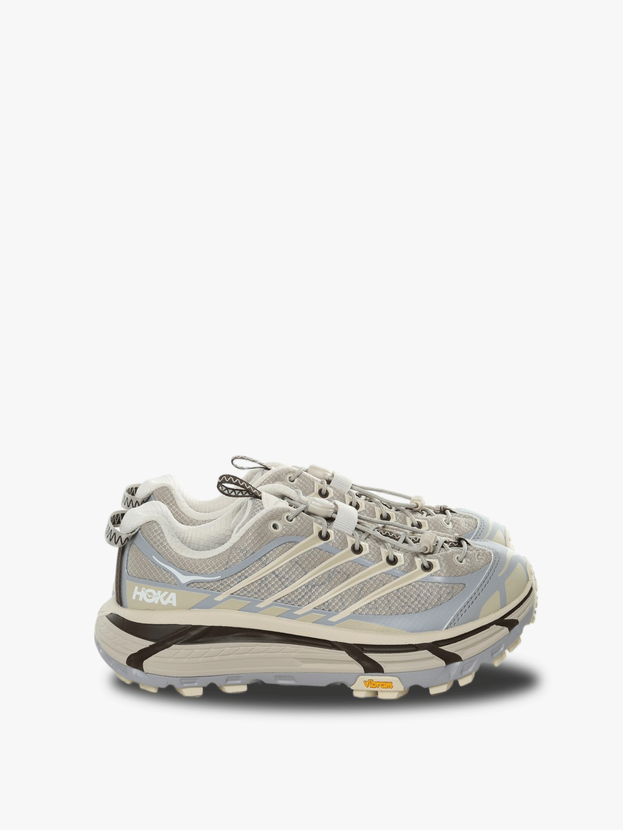 Grey sneakers, front view