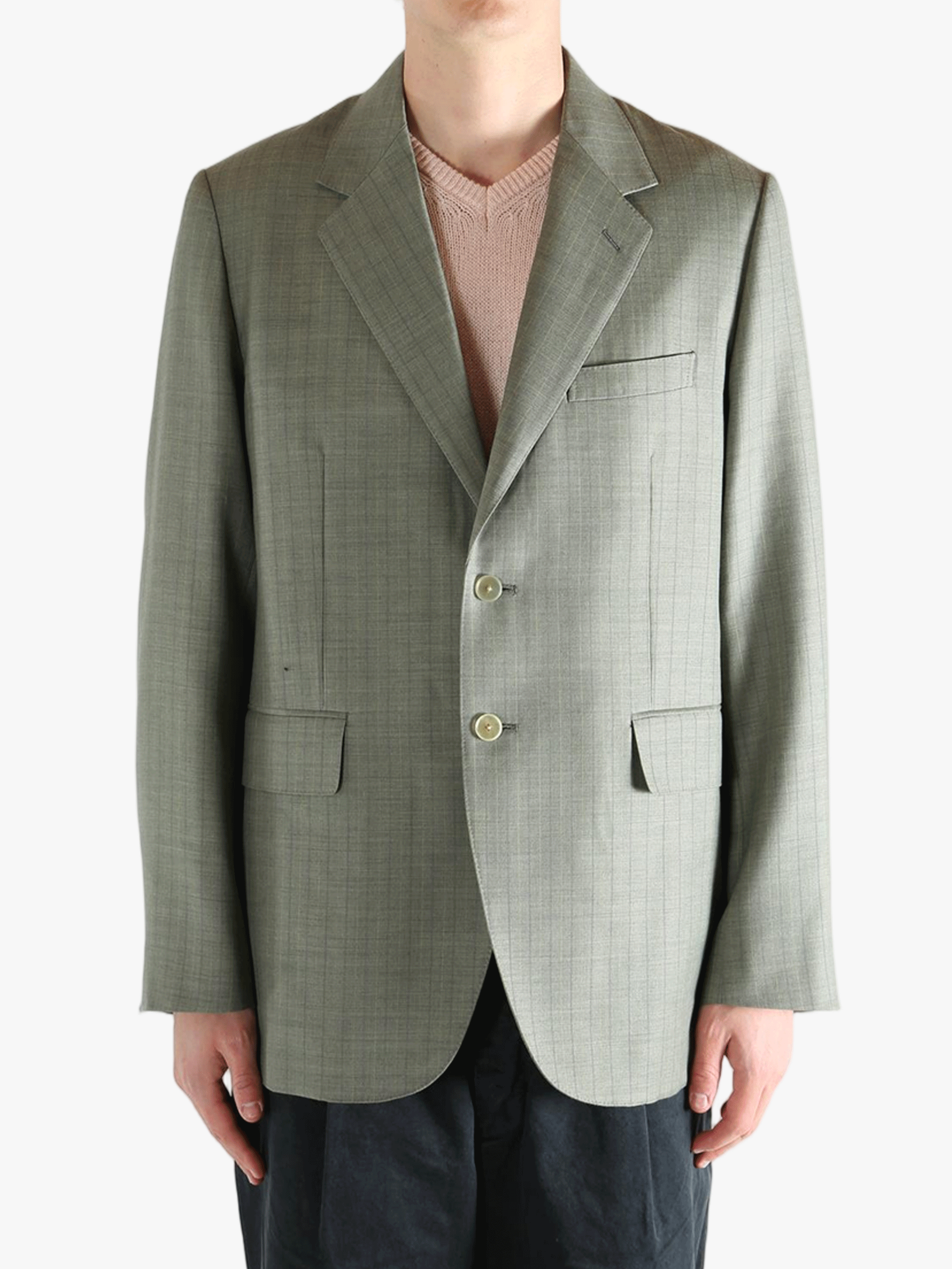 AURALEE - Men Bluefaced Wool Jacket – Atelier New York AURALEE - Men Bluefaced Wool Jacket – Atelier New York