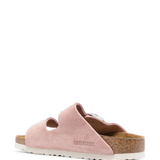 Pink sneakers, back view