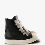 Black shoes, side view