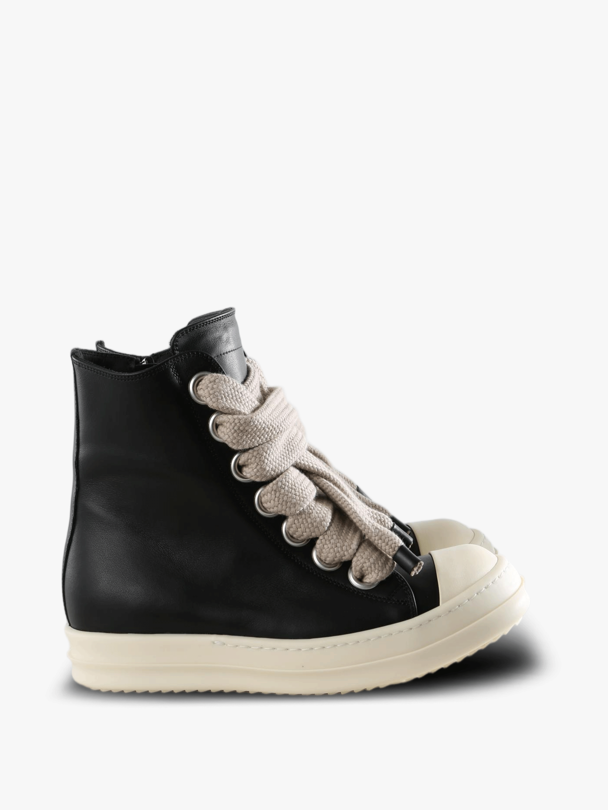 Black shoes, side view