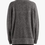 Grey knitwear, full body view