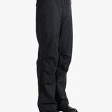 Black pants  worn by a person, showing the pants fit