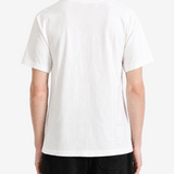 White t-shirt, full body view