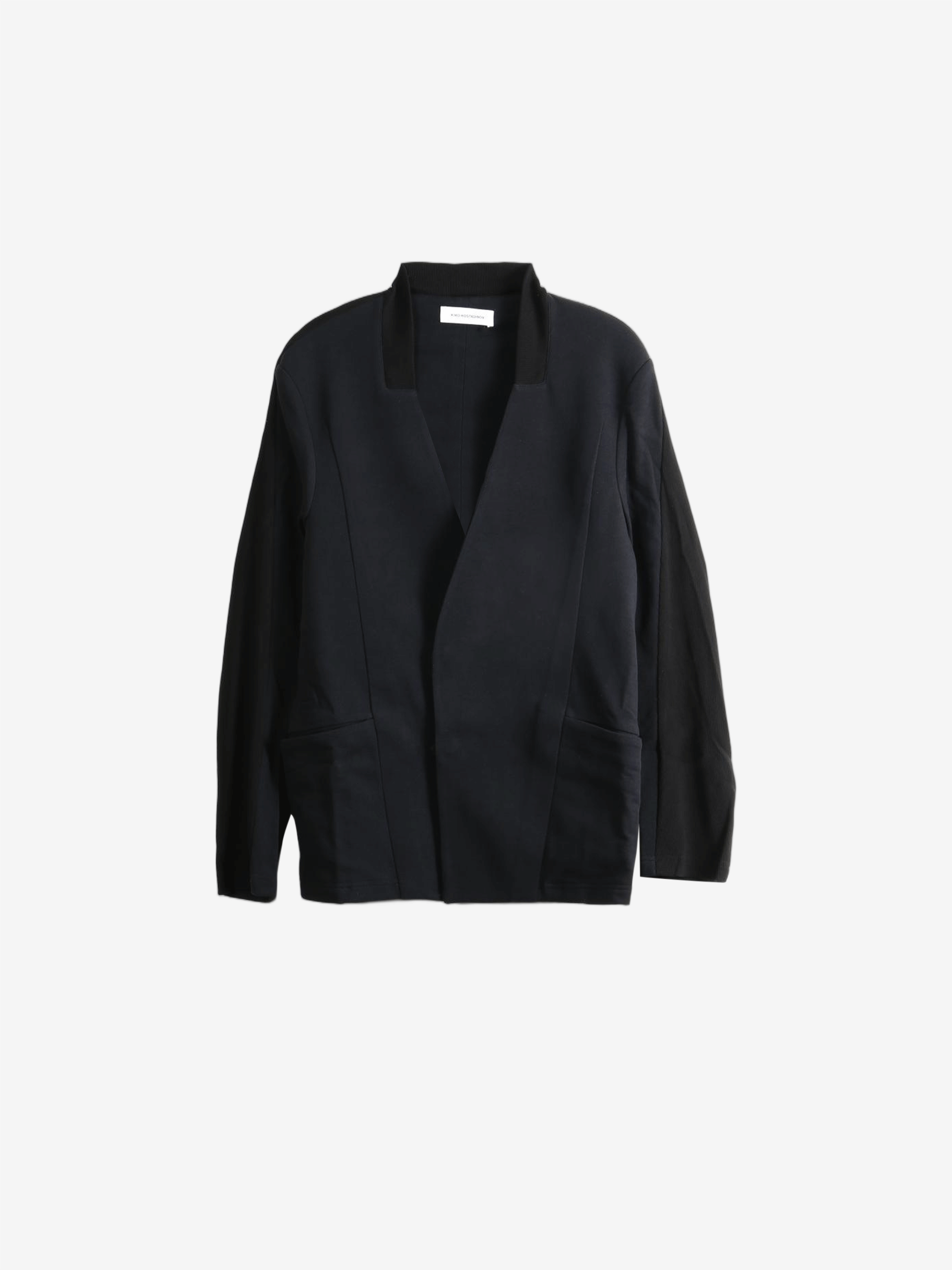 Black jacket, front view