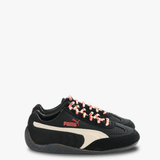 Black sneakers, front view