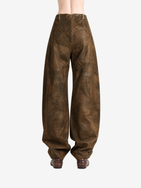 Brown pants, front view