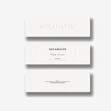 Yellow mouthwash, front view