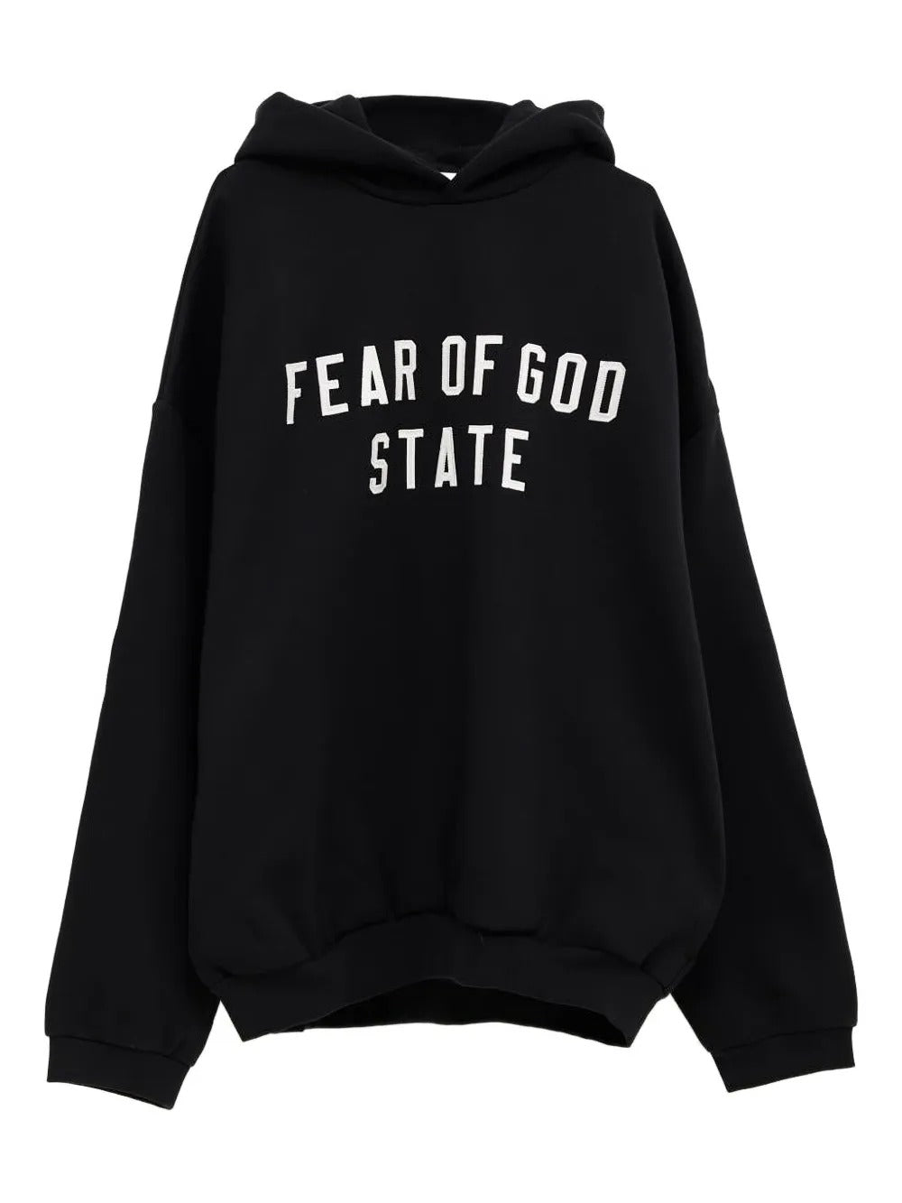 Black hoodie, front view