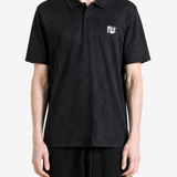 Black shirt, full body view