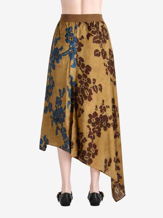 Tan skirt, front view