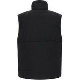 Black jacket worn by a person, showing the jacket fit