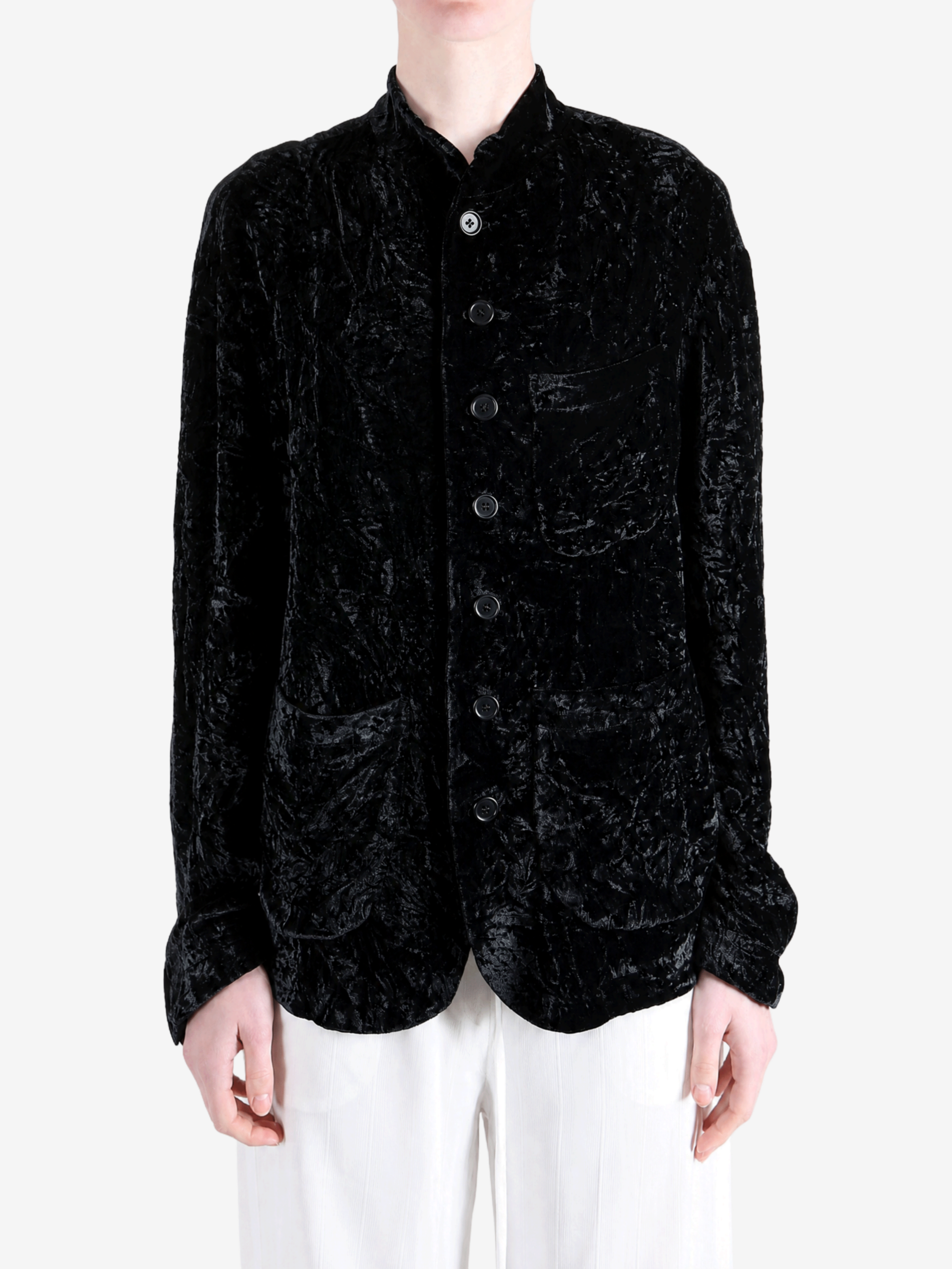 Black jacket, front view
