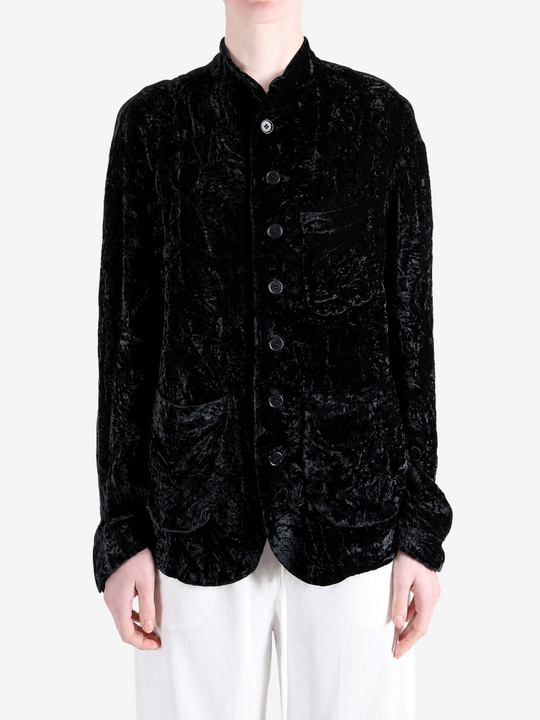 Black jacket, front view