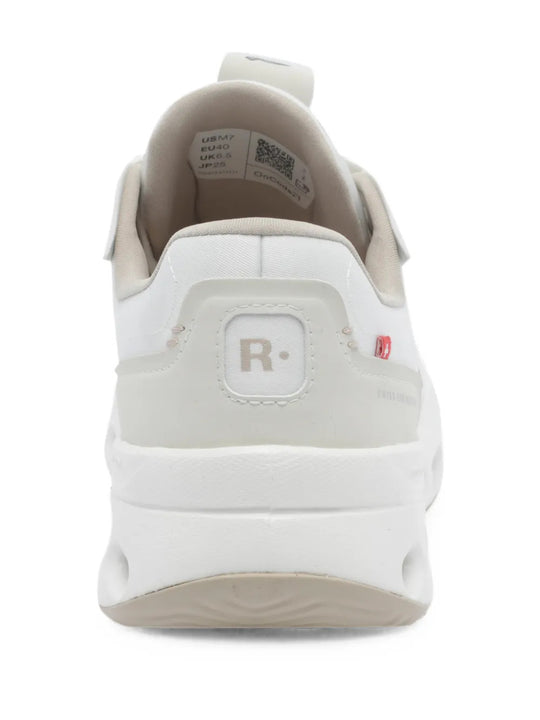 White shoes, back view