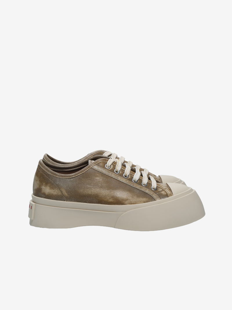 MARNI - Women Nappa Leather Pablo Lace-Up Sneaker