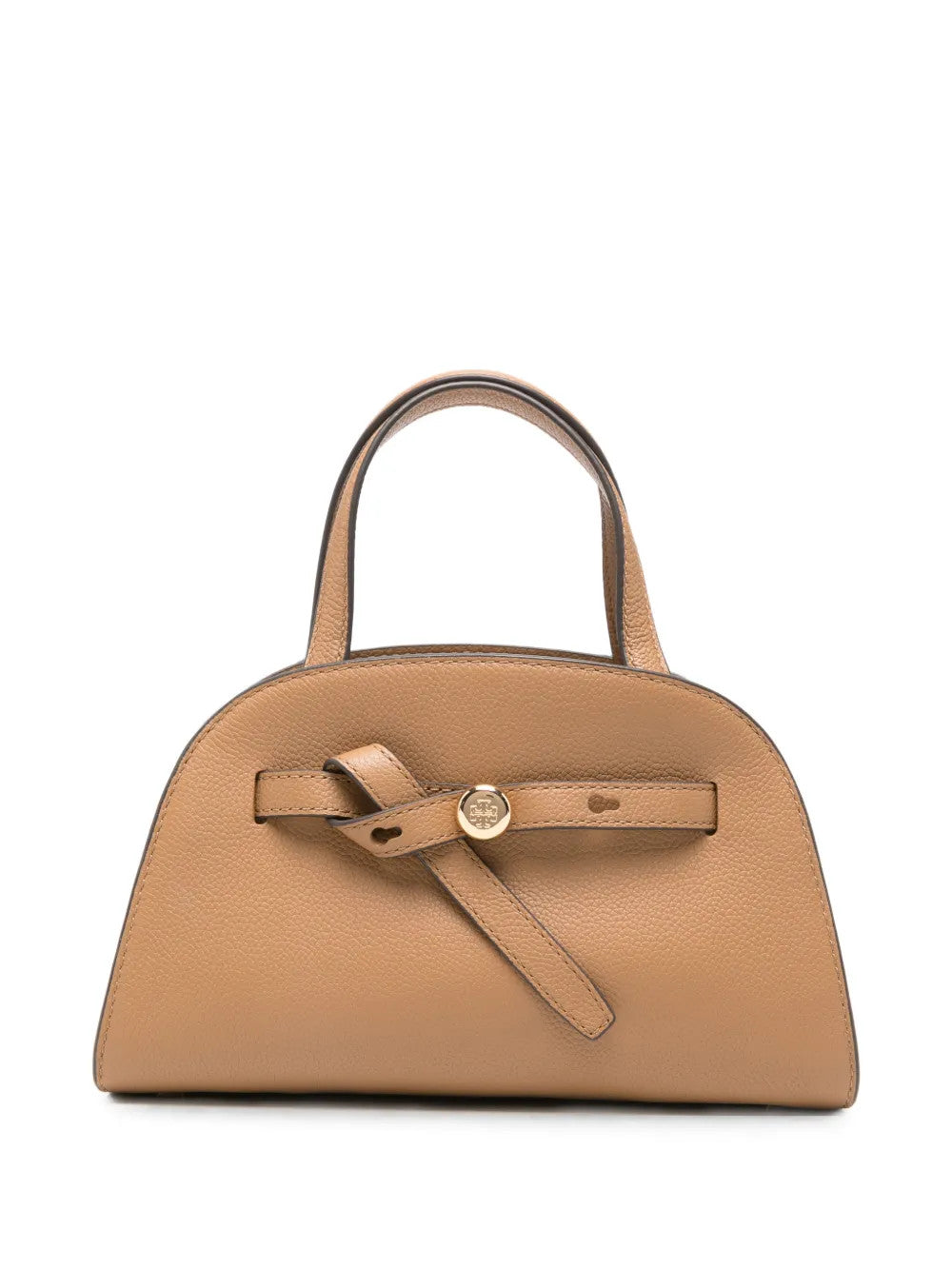Tan bag, front view