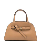 Tan bag, front view