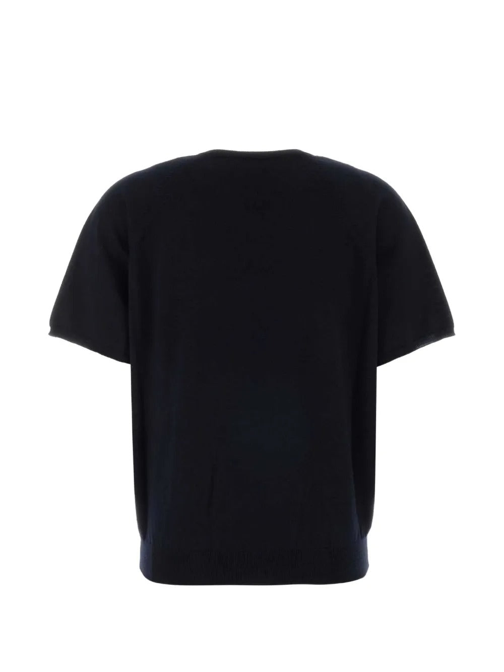 Black t-shirt, front view