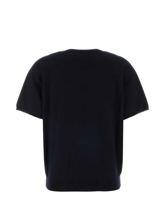 Black t-shirt, front view