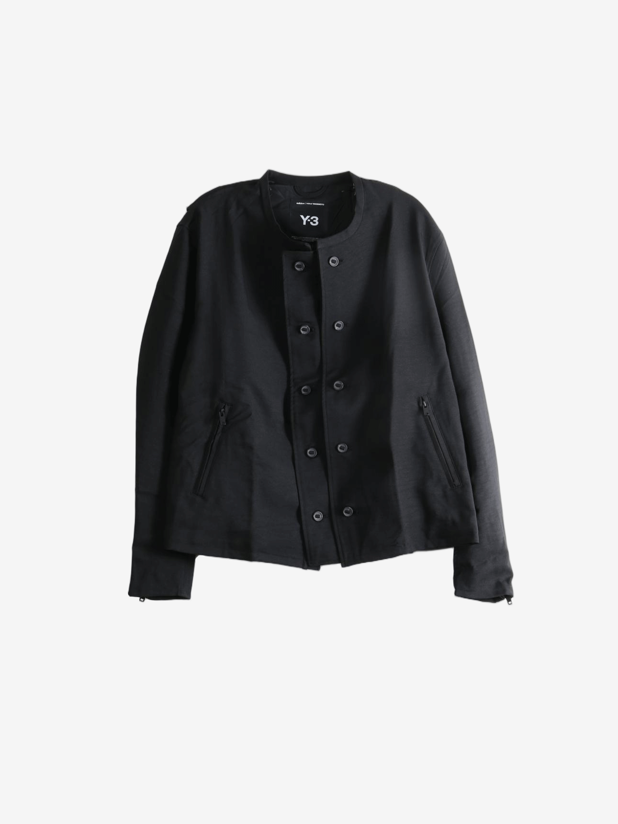 Black jacket, front view