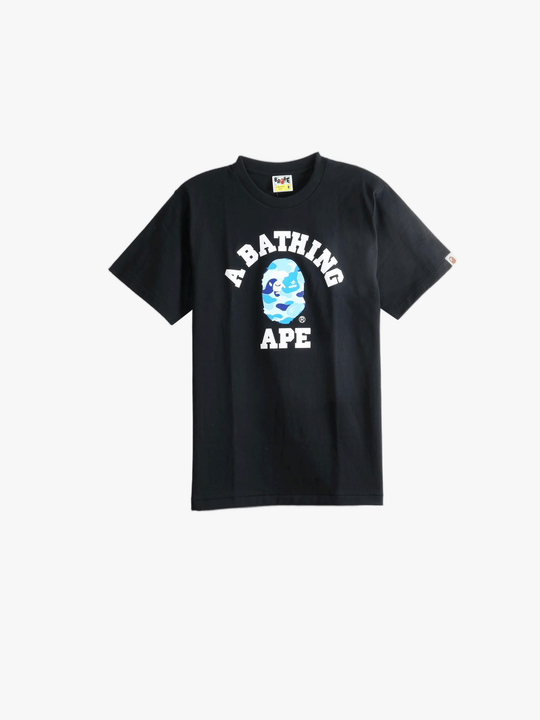 Black t-shirt, front view