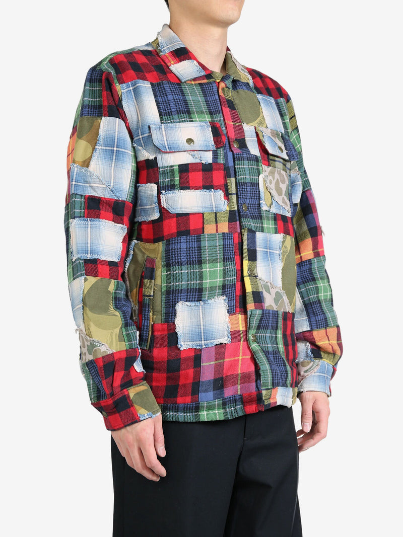 POLO RALPH LAUREN - Men Flannel Patchwork Sport Shirt