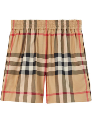 BURBERRY - Women Check Shorts