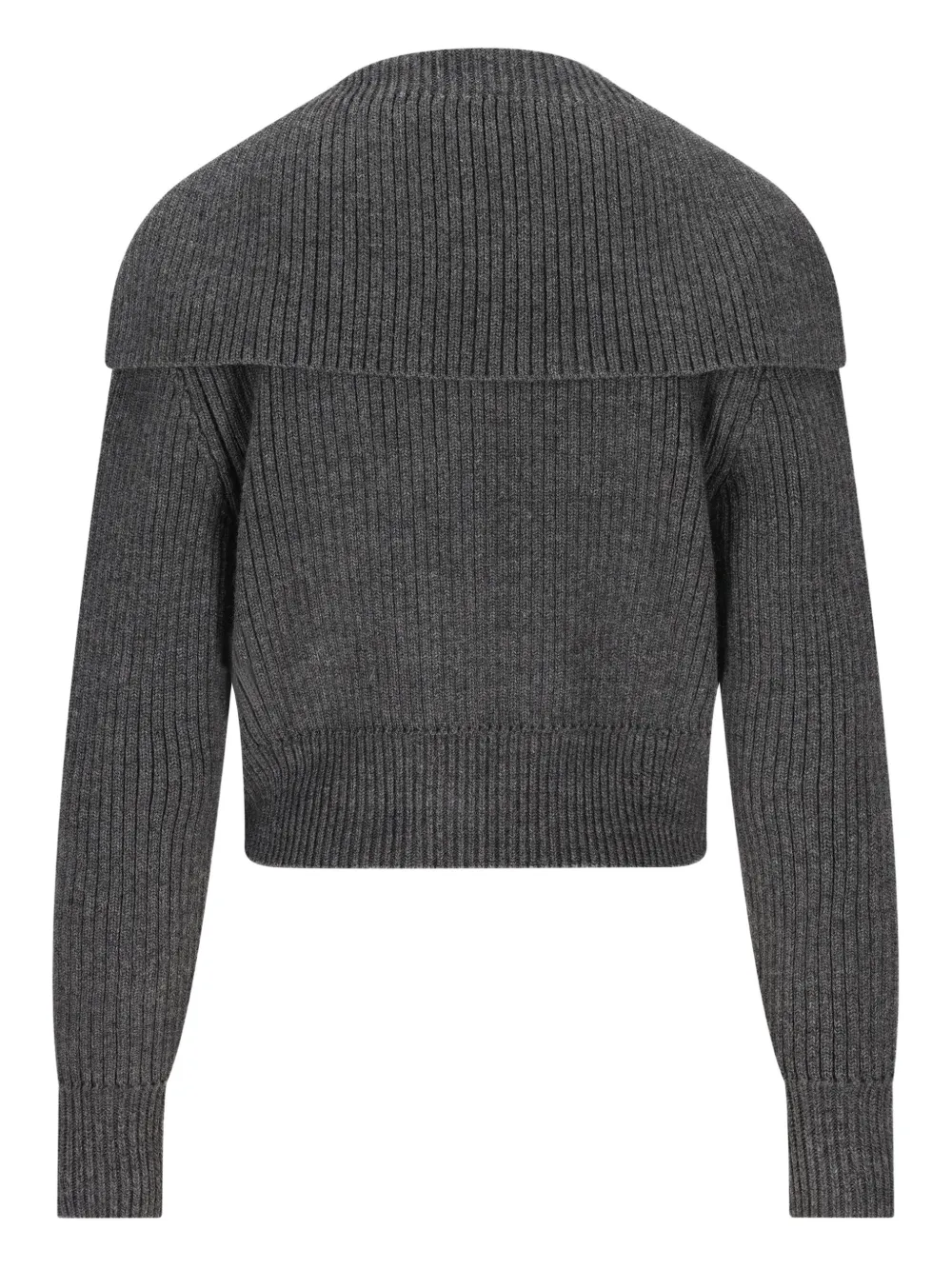 Grey tops, back view