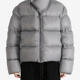 Grey jacket, full body view