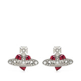 Red accessories, front view