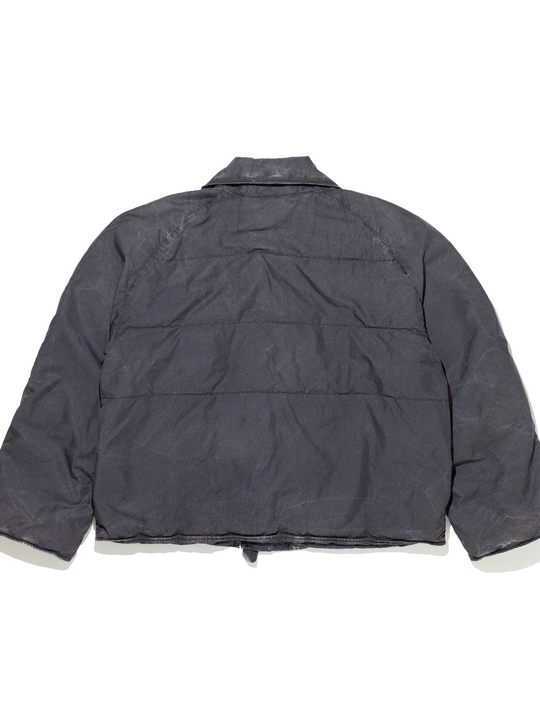 Black jacket, back view