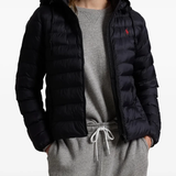 Black jacket worn by a person, showing the jacket's fit