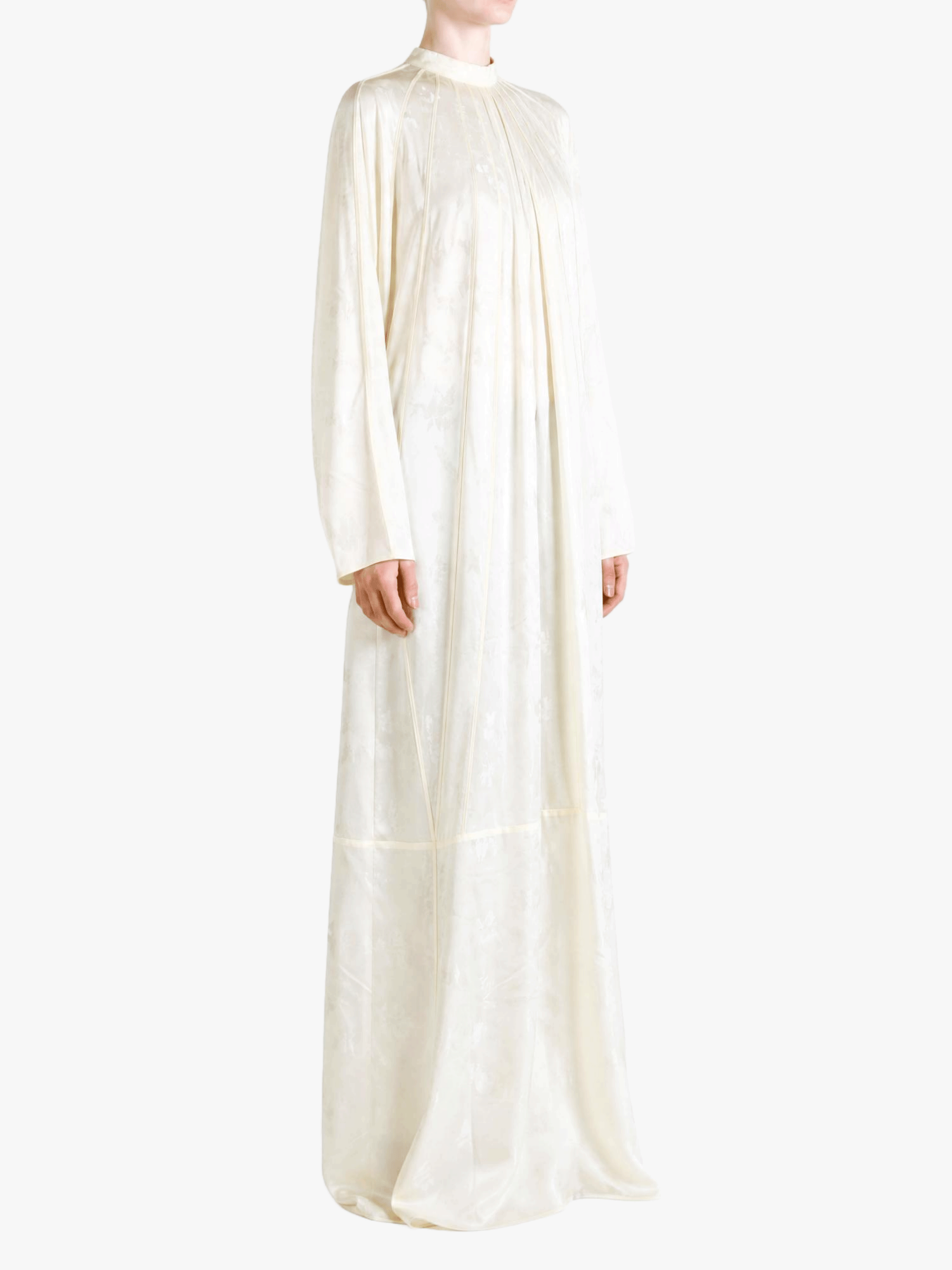 White dress, full body view