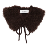 YVES SALOMON - Women Shearling Tie-Front Collar Scarf