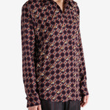 Red shirt worn by a person, showing the shirt fit