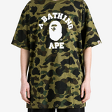 Green t-shirt, full body view