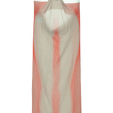 JEAN PAUL GAULTIER - Women Draped Pinstripe Body Morphing Long Skirt