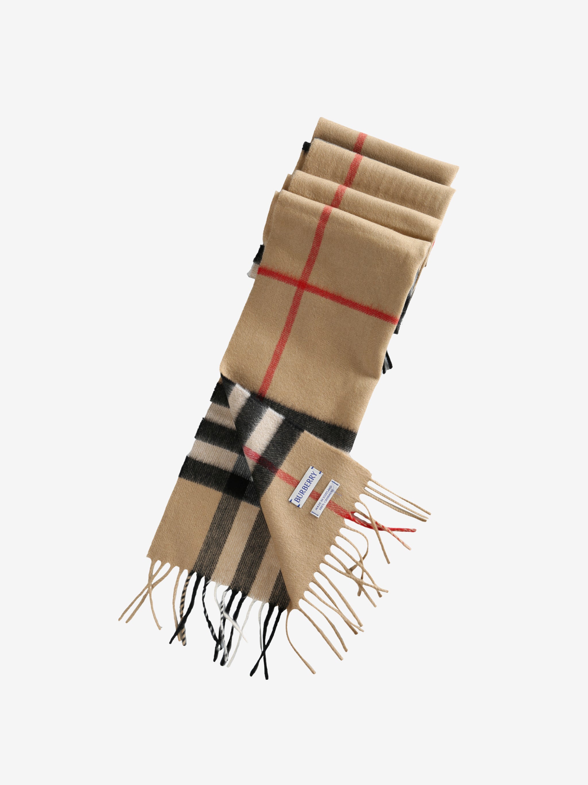 Brown scarf, front view