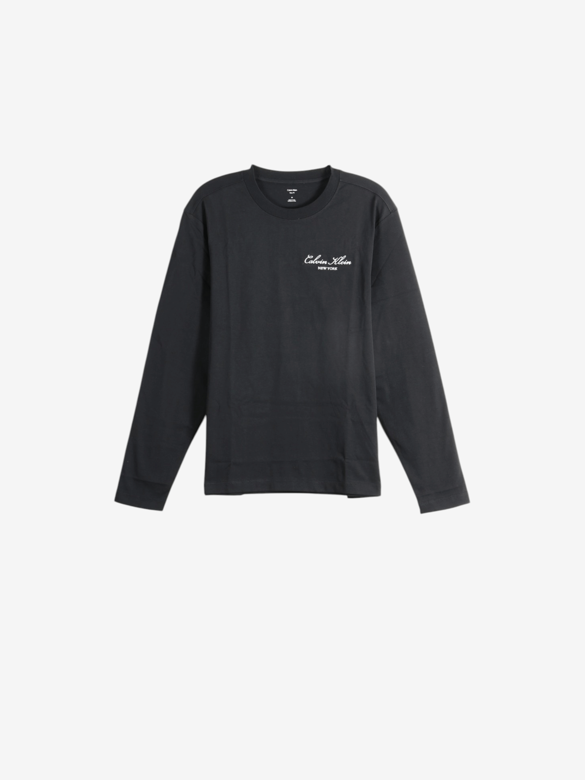 Black t-shirt, front view