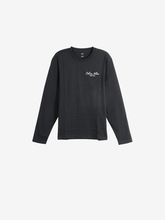 Black t-shirt, front view