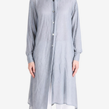 YOHJI YAMAMOTO - Women Tuck & Drape Blouse